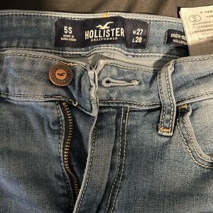 Hollister high rise straight jeans